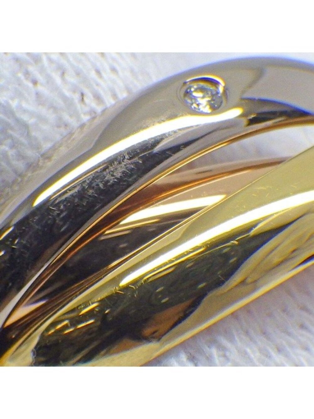 Cartier Ring Trinity Classic Model MM Three Color Diamond - Picture 6 of 11